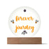 Un beau voyage - Plaque circulaire LED