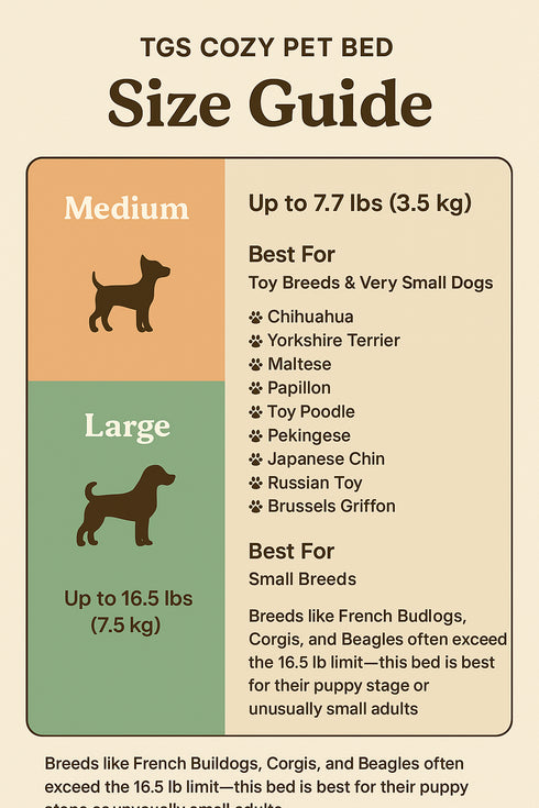 Lit douillet pour animaux de compagnie TGS