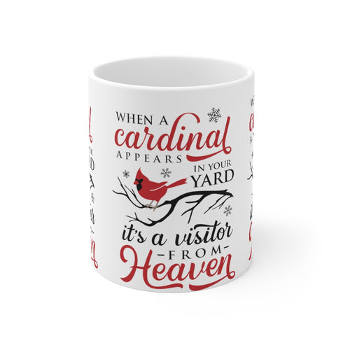 Mug « Quand un cardinal apparaît »