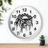 Horloge murale Reine Poissons