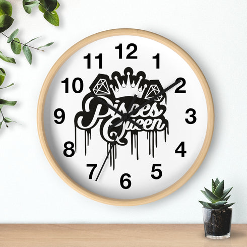 Horloge murale Reine Poissons