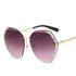 Lunettes de soleil polygonales sans monture