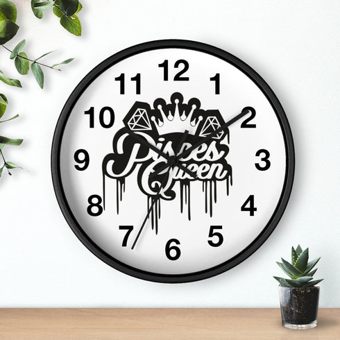 Horloge murale Reine Poissons