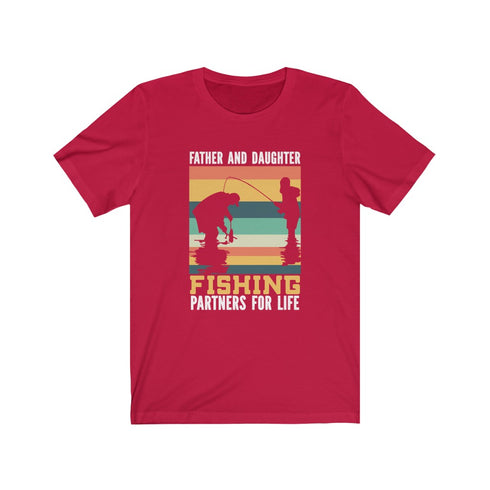 T-shirt Père et Fille - Partenaires de Pêche