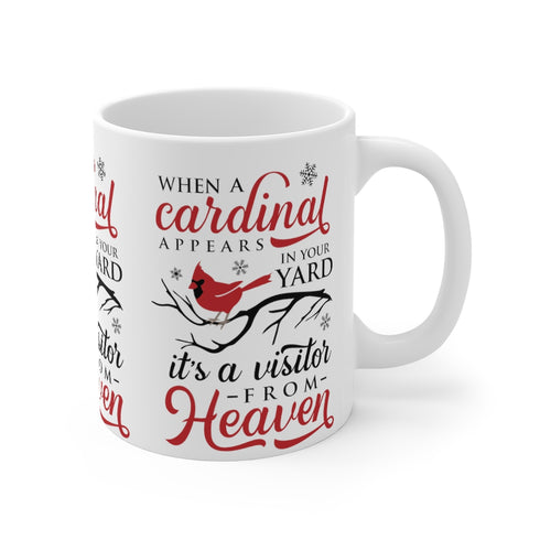 Mug « Quand un cardinal apparaît »