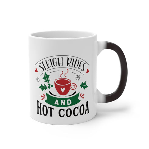 Mug « Promenades en traîneau » (couleur changeante)