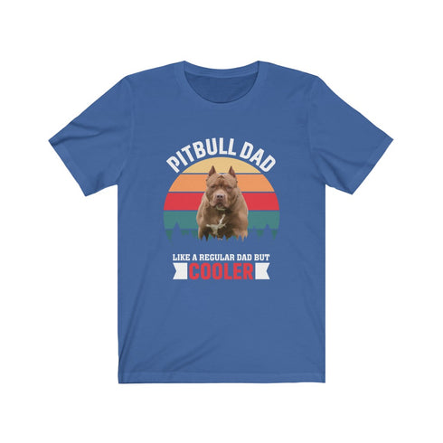 Papa Pitbull, comme un papa normal, mais en plus cool - T-shirt