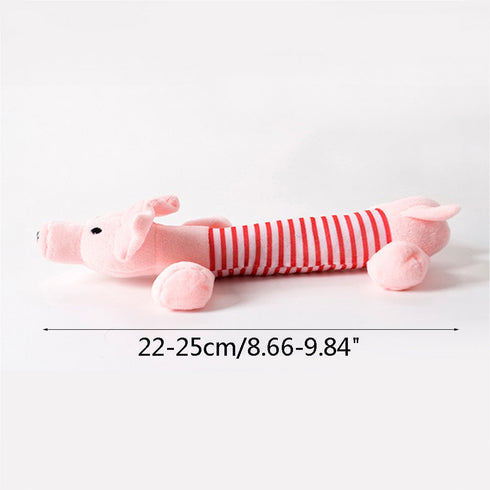 Jouets à mâcher en peluche qui couinent