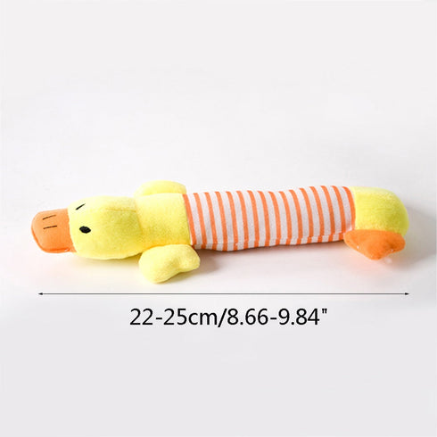 Jouets à mâcher en peluche qui couinent
