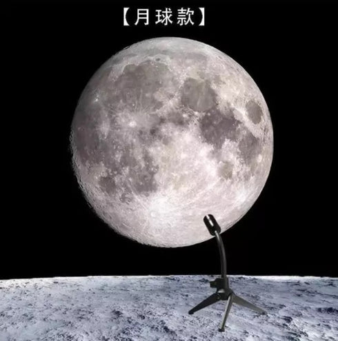 Lampe de projection Terre-Lune