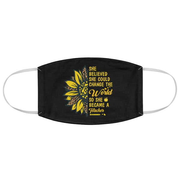 Masque de protection pour professeur fier