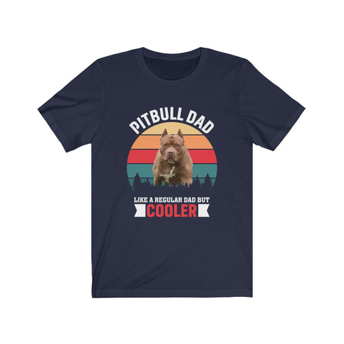 Papa Pitbull, comme un papa normal, mais en plus cool - T-shirt