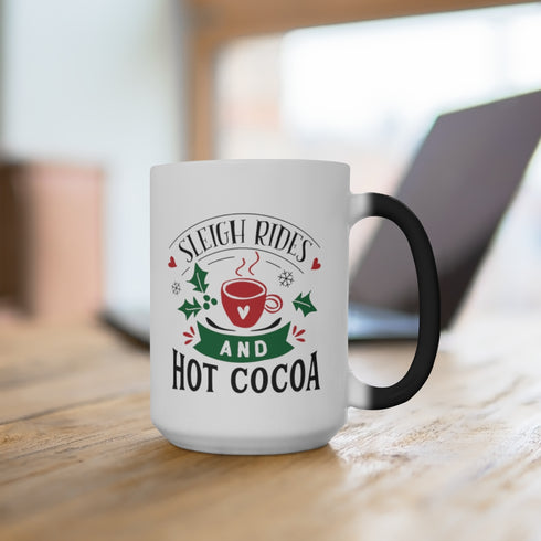 Mug « Promenades en traîneau » (couleur changeante)