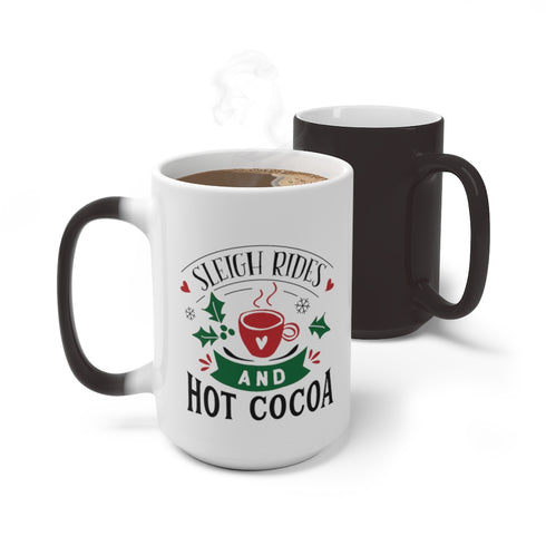 Mug « Promenades en traîneau » (couleur changeante)