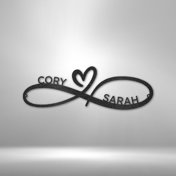 Personalized  Infinity Couples Wall Art