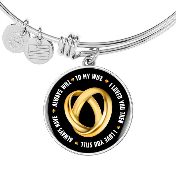 Je t'aimerai toujours (Bracelet personnalisable)