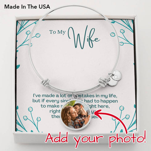 Bracelet personnalisé pour exprimer sa reconnaissance envers son épouse