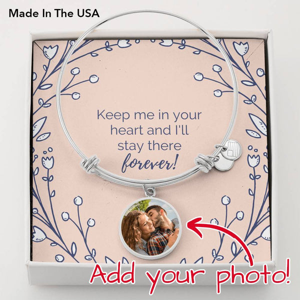 Bracelet « Pour toujours dans ton cœur »