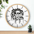 Horloge murale Reine Vierge