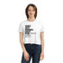 T-shirt court fluide essentiel « Droits fondamentaux des filles »