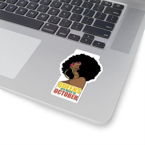 Autocollants prédécoupés « Les reines naissent en octobre »