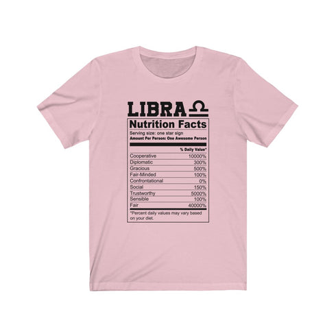 T-shirt avec informations nutritionnelles Libra