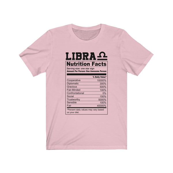 Libra Nutrition Facts T-shirt