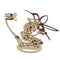 Sculpture cinétique en bois mécanique magique à faire soi-même, colibri 3D