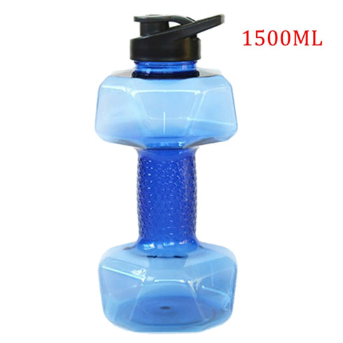 Blue- TGS OG Water Dumbbell Sport Bottle