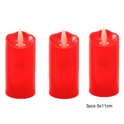 Bougies LED sans flamme (3 ou 6 pièces)