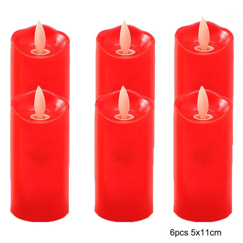 Bougies LED sans flamme (3 ou 6 pièces)