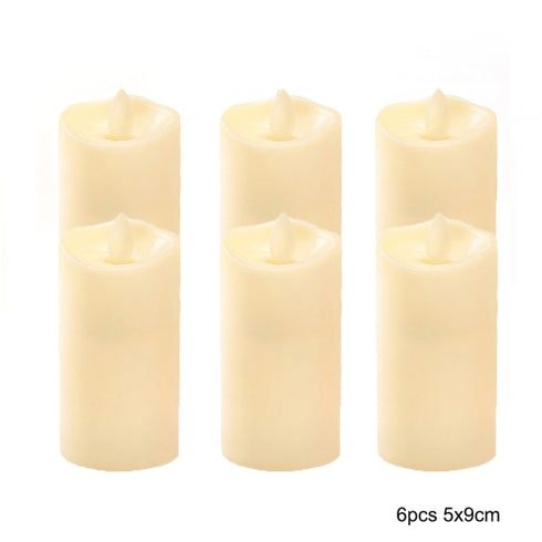 Bougies LED sans flamme (3 ou 6 pièces)