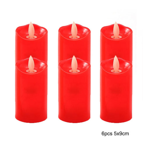 Bougies LED sans flamme (3 ou 6 pièces)