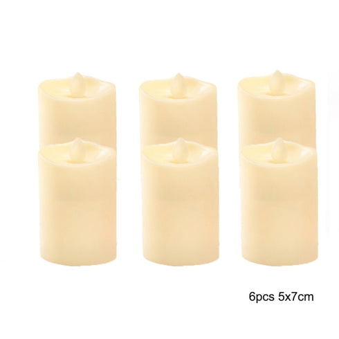 Bougies LED sans flamme (3 ou 6 pièces)
