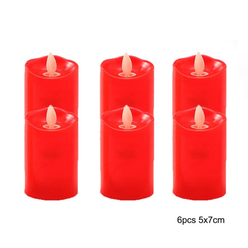 Bougies LED sans flamme (3 ou 6 pièces)